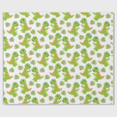 Cadeau Les dinosaures ! Papier d'emballage (Plat)