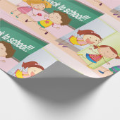 Cadeau Les Enfants À L'École Papier D'Emballage