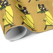 Cadeau Les femmes d'Afrique Envelopper le papier (Coin rond)