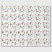 Cadeau Les femmes golfeuses célèbrent le papier d'envelop (Plat)