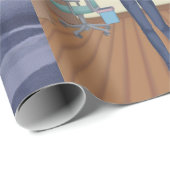 Cadeau Les gars de style Anime envelopper du papier (Coin rond)