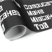 Cadeau Les Ordinateurs Font Des Erreurs Sur 0 Papier Enve (Coin rond)