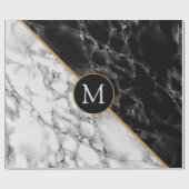 Cadeau Lettre Monogramme personnalisée Papier d'enveloppe (Plat)