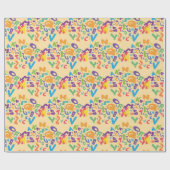 Cadeau Lettres Alphabet Papier d'enveloppement de concept (Plat)