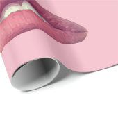 Cadeau Lèvres, Papier à bouche, 30 po x 6 pi (Coin rond)