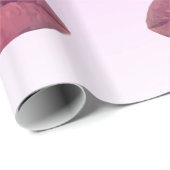 Cadeau Lèvres Papier à envelopper brillant, 30 po x 6 pi (Coin rond)