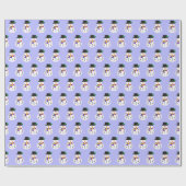 Cadeau LGBT+ Pride Snowman papier à envelopper (Plat)