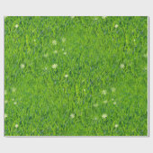 Cadeau L'herbe est du papier d'emballage plus vert (Plat)