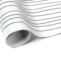 Lignes à rayures à main papier noir et blanc
