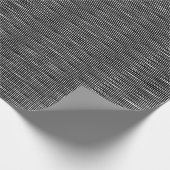 Cadeau Lignes d'éraflure noires et blanches papier (Coin)