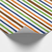 Cadeau Lignes papier d'emballage (Coin)