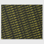 Cadeau L'imposition est papier d'emballage de vol (Plat)