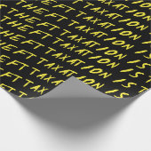 Cadeau L'imposition est papier d'emballage de vol (Coin)