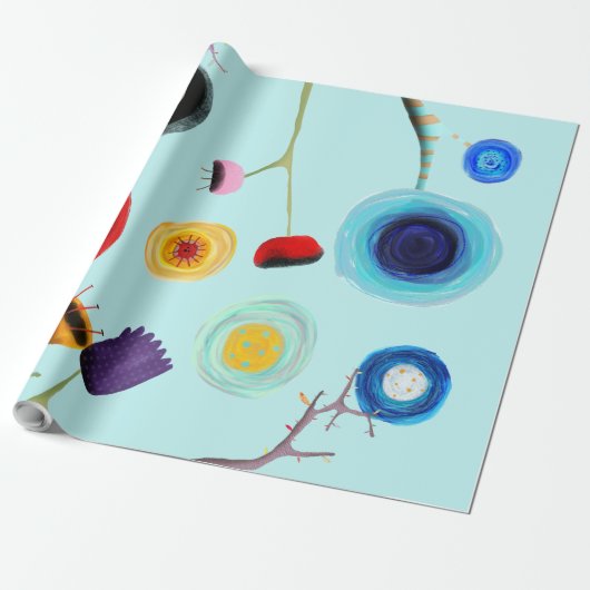 Cadeau Lin Papier floral (Déroulé)