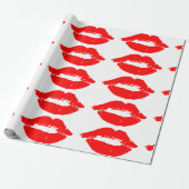 CADEAU LIPS ROUGE KISS WRAPPER PAPIER (Déroulé)