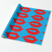 CADEAU LIPS ROUGE KISS WRAPPER PAPIER (Déroulé)