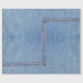 Cadeau Lite Denim Jeans Wrapping Papier (Plat)