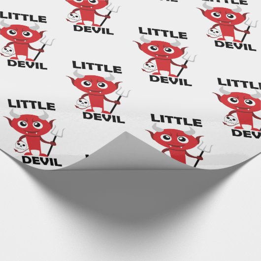 Cadeau Little Devil - Papier à enveloppement brillant, 30 (Coin)