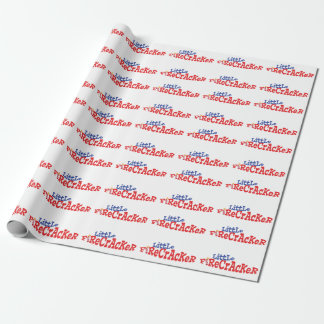 Cadeau Little Firecracker Quart de Juillet papier d'embal