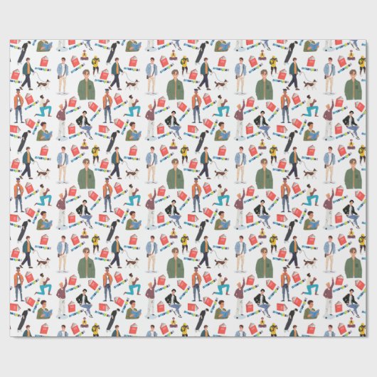 Cadeau Livre Boyfriend Wrapper Papier (Plat)