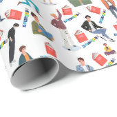 Cadeau Livre Boyfriend Wrapper Papier (Coin rond)