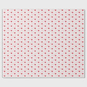 Cadeau Love Motif papier à envelopper - Plan rouge (Plat)