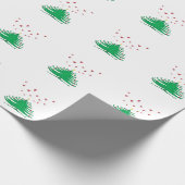 Cadeau Love X-mas Tree Papier d'enveloppement de matte, 3 (Coin)