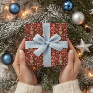 Cadeau Luxueux Motif de papier numérique de Noël