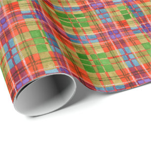 Cadeau MAC RAE TARTAN Papier à enveloppement