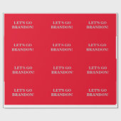 CADEAU MAGA LAISSE ALLER BRANDON WRAPPER PAPIER (Plat)