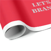 CADEAU MAGA LAISSE ALLER BRANDON WRAPPER PAPIER (Coin rond)