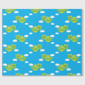 Cadeau Magique Dragon mignonne 1er Anniversaire Papier d' (Plat)