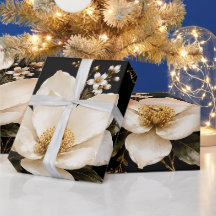 Magnolia Floral Luxueux Papier Peint Sans Couture