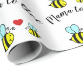 Cadeau Mama to Bee - Envelopper le papier (Coin rond)