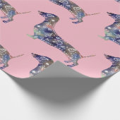 Cadeau Mandala Dog, Dachshund Papier d'enveloppement de m (Coin)