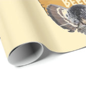 Cadeau Mangez du papier d'enveloppement de boeuf (Coin rond)