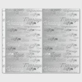 CADEAU MARIAGE BELLS WRAPPER PAPIER (Plat)