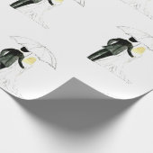 Cadeau Mariage couple Juste marié chic Papier à enveloppe (Coin)