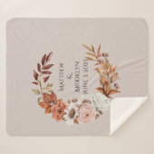 Cadeau Mariage de nom personnalisé, couverture per (Devant (Horizontal))