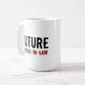 Cadeau Mariage Futur Frère-En-Belle Mug (Devant gauche)