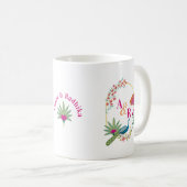 cadeau mariage indien personnalisé faveur mug (Devant droit)