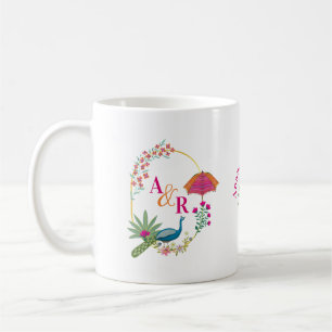 cadeau mariage indien personnalisé faveur mug