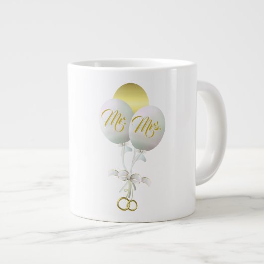 Cadeau mariage - Jumbo Mug (Devant droit)