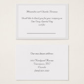 Cadeau Mariage Merci (Devant & derrière)