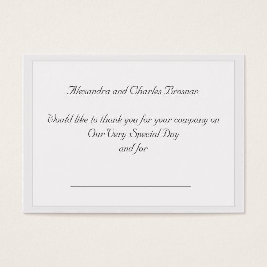 Cadeau Mariage Merci (Devant)