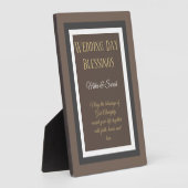 Cadeau mariage ! Plaque mariage de bénédictions pe (Côté)
