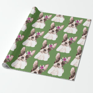 Cadeau Marisol le Bouledogue Français Papier d'emballage