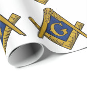 CADEAU MASONS WRAPPER PAPIER (Coin rond)