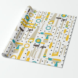 Cadeau Matériel et outils de construction Papier d'embal