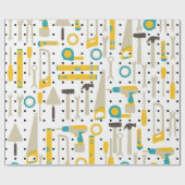 Cadeau Matériel et outils de construction Papier d'emball (Plat)